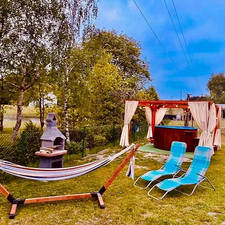 Eden 1 Kaszuby Balia Sauna Alpaki Mini Zoo ロッジ