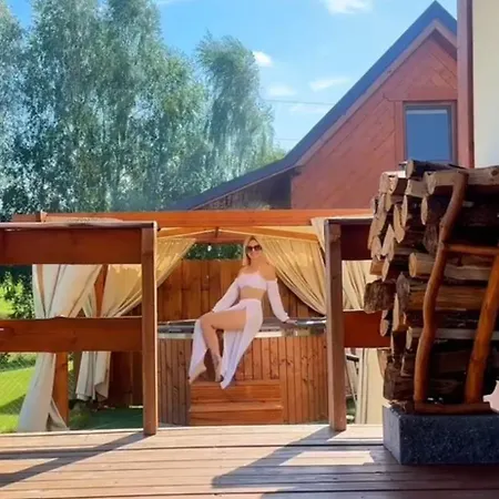 Eden 1 Kaszuby Balia Sauna Alpaki Mini Zoo ロッジ シンバルク